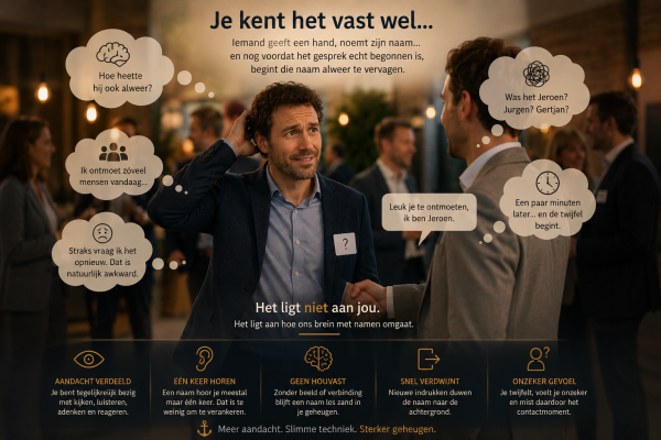namen onthouden probleem