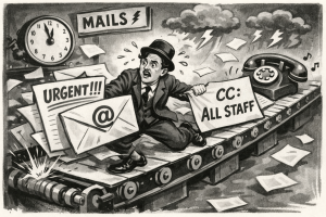 overspoeld door mail